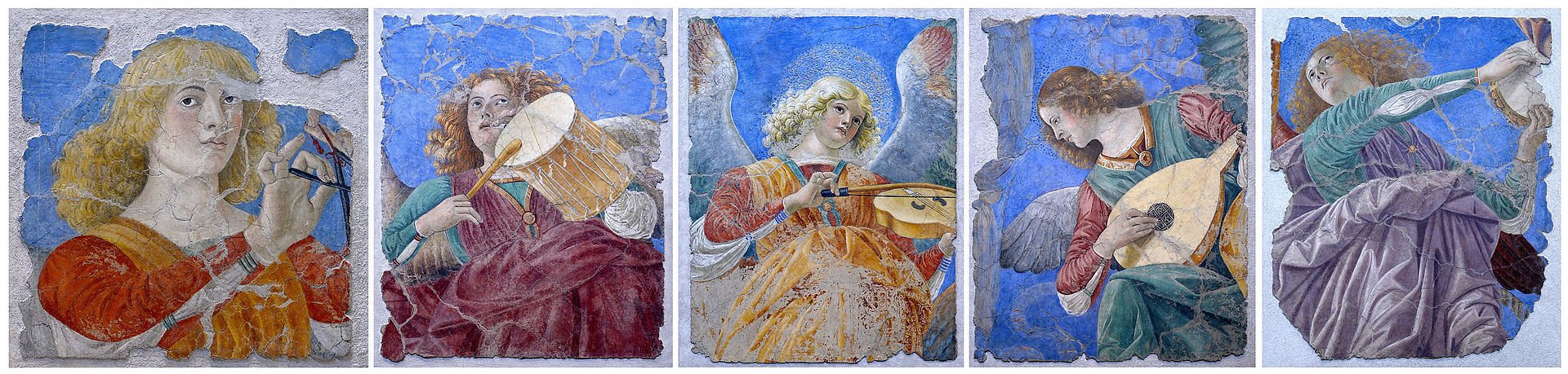 Ангелы Мелоццо-Пинакотека Ватикана