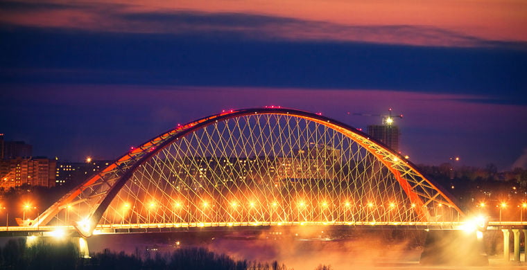 БУгринский мост в Новосибирске