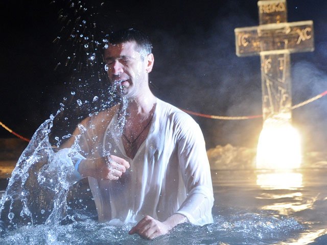 Погружение в Иордани на Крещение