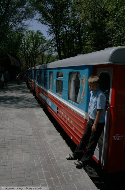 Сотрудник "Оренбургской детской железной дороги"