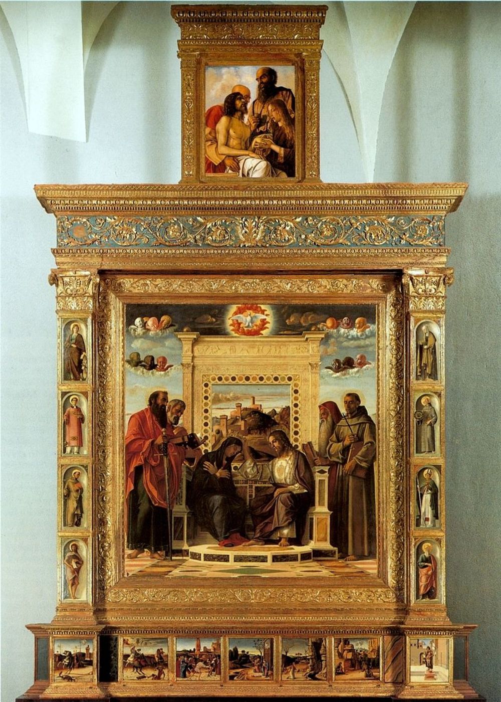 Беллини. Алтарь Пезаро. 1470-80. Пезаро, Городские музеи.