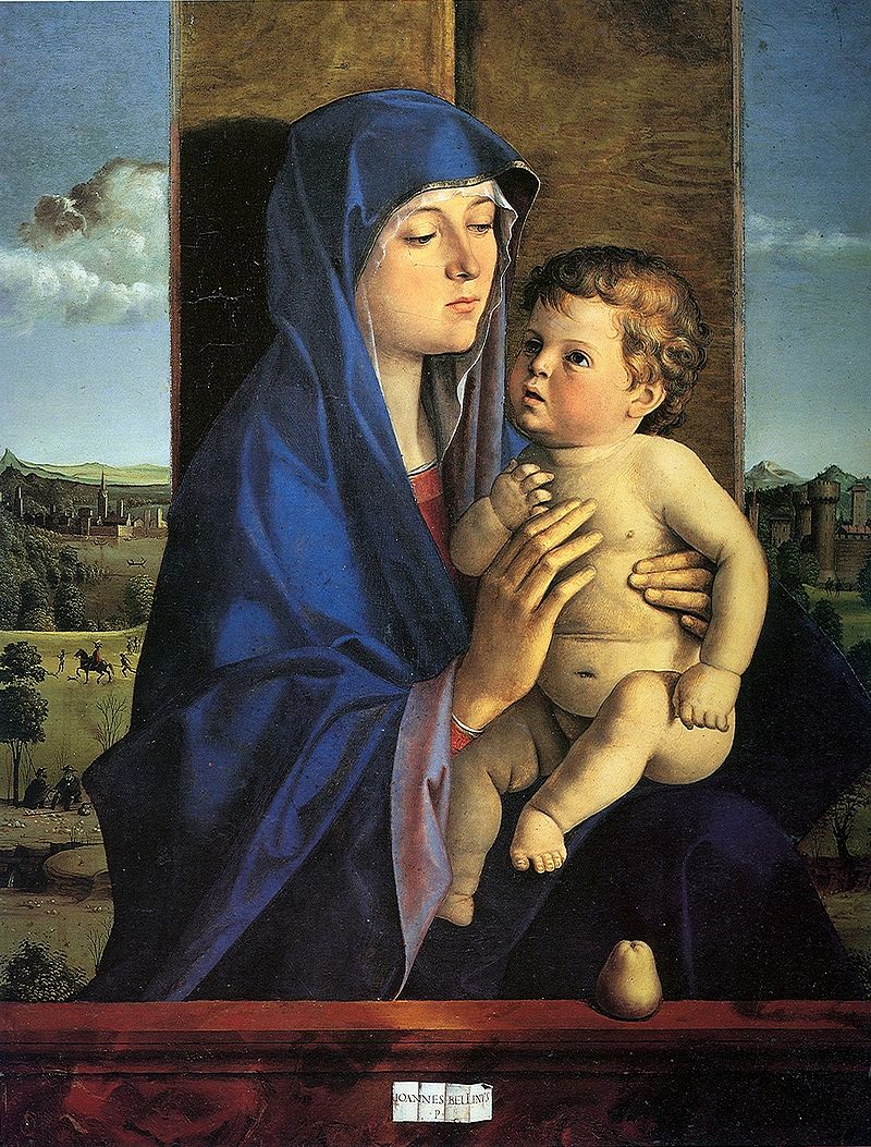 Беллини. Мадонна с младенцем. 1483. Бергамо, Академия Каррара.