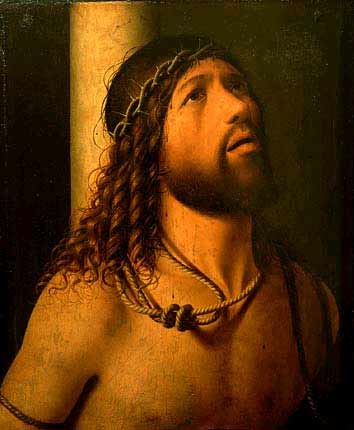 Антонелло да Мессина. "Христос у колонны". Лувр (Франция)