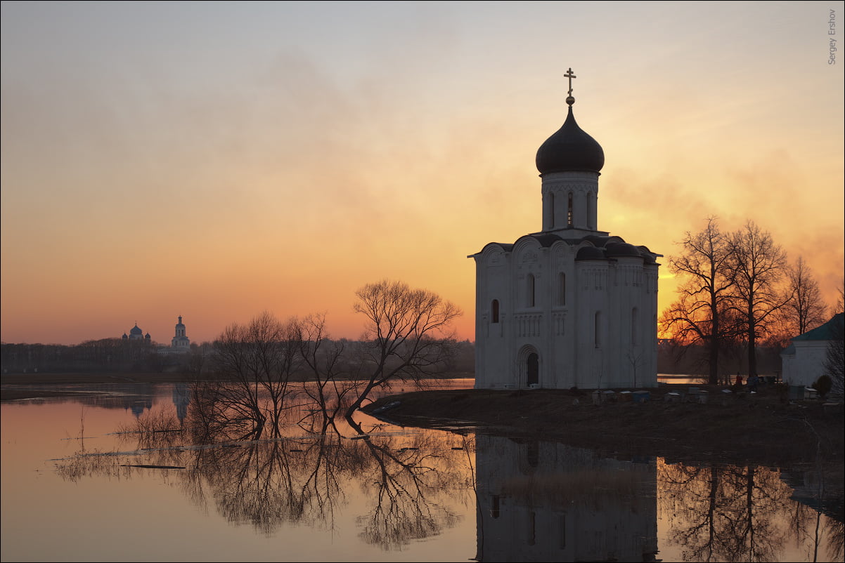 Церковь Покрова -на Нерли Поэзия Рубцова в разливе