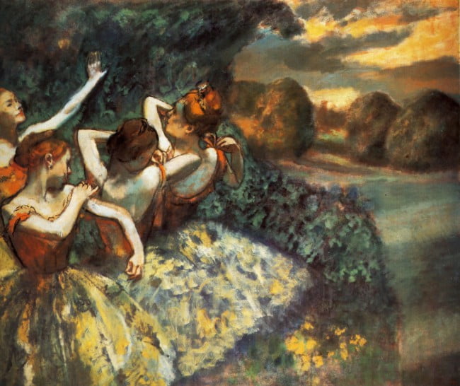 Эдгар Дега "Четыре танцовщицы" 1899. Национальная галерея искусств (Вашингтон)