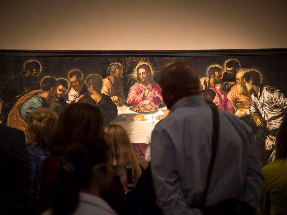 Тайная вечеря. 1547. Холст, масло. Якопо Робусти, прозванный Тинторетто (1518–1594). Венеция, церковь Сан-Маркуола