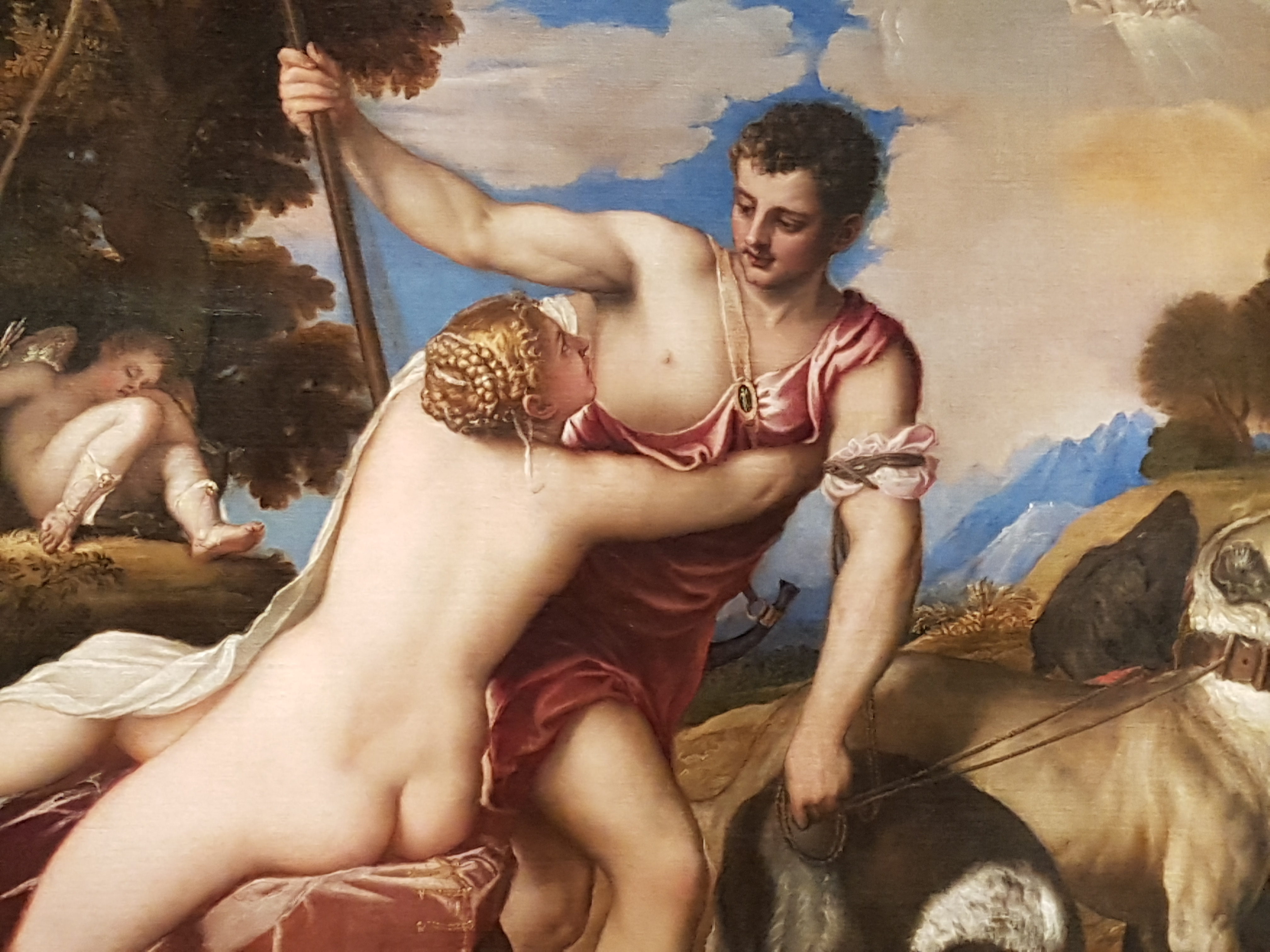 Венера и Адонис Тициан