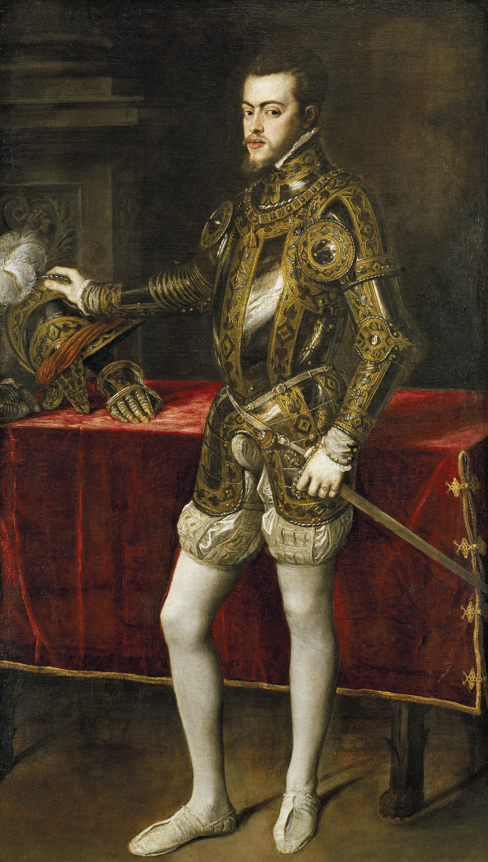 Тициан "Филипп II в юности" 1551