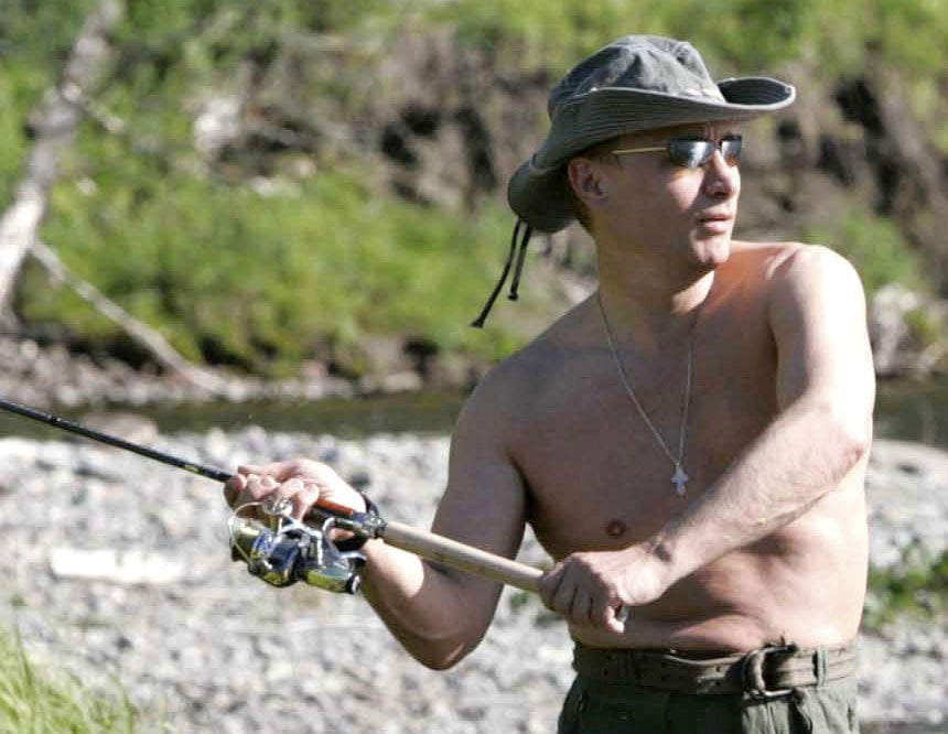 Путин. Рыбалка