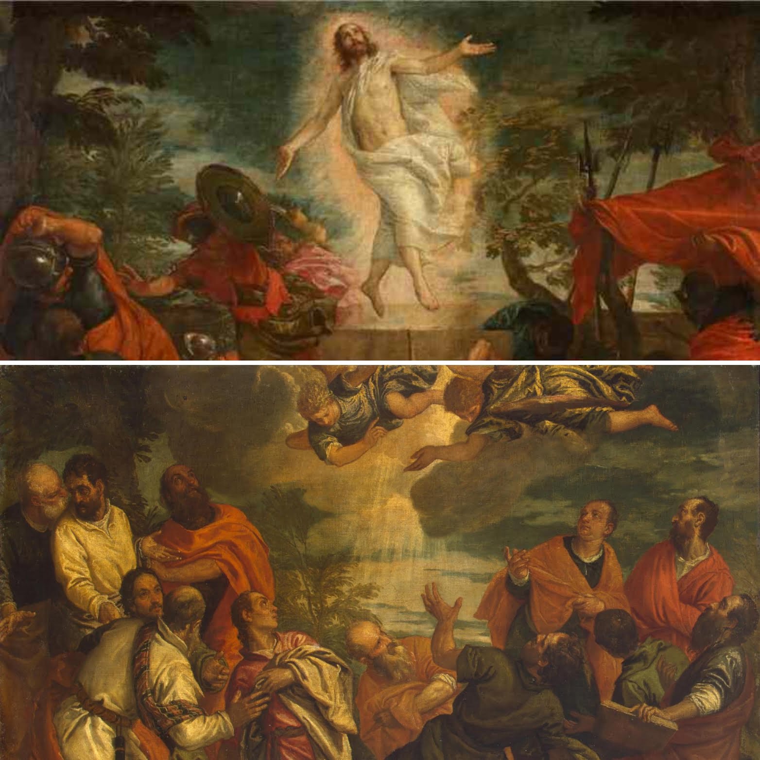 Воскрешение Христа Веронезе и Апостолы Эрмитажа
