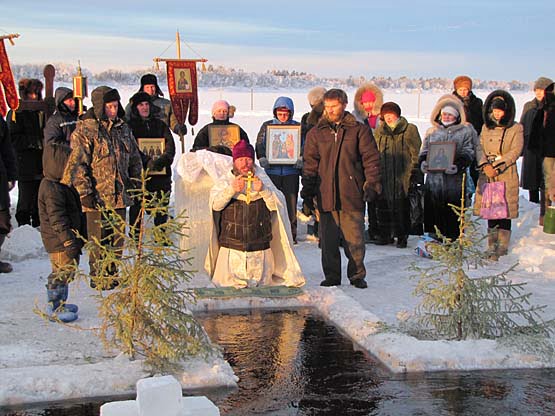 Подготовка к Крещению. Иордань. Водоосвящение