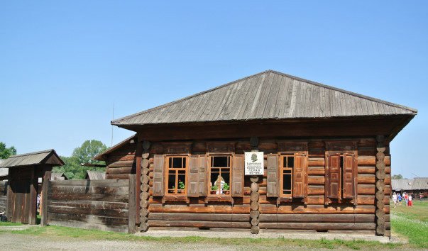 Шушенское. Одна из изб, где жил Ленин в ссылке