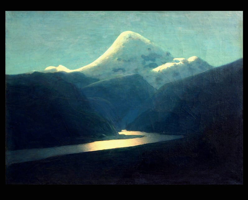 Архип Куинджи "Эльбрус. Снежные вершины". Между 1890-1895. Курская картинная галерея