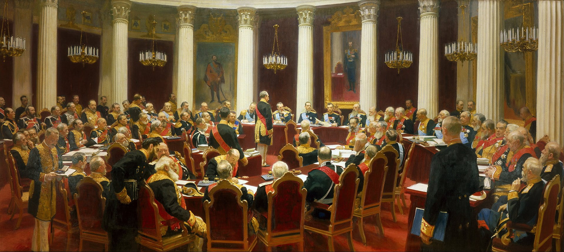 Торжественное заседание Государственного совета 7 мая 1901 года. 10 фактов о жизни Репина.