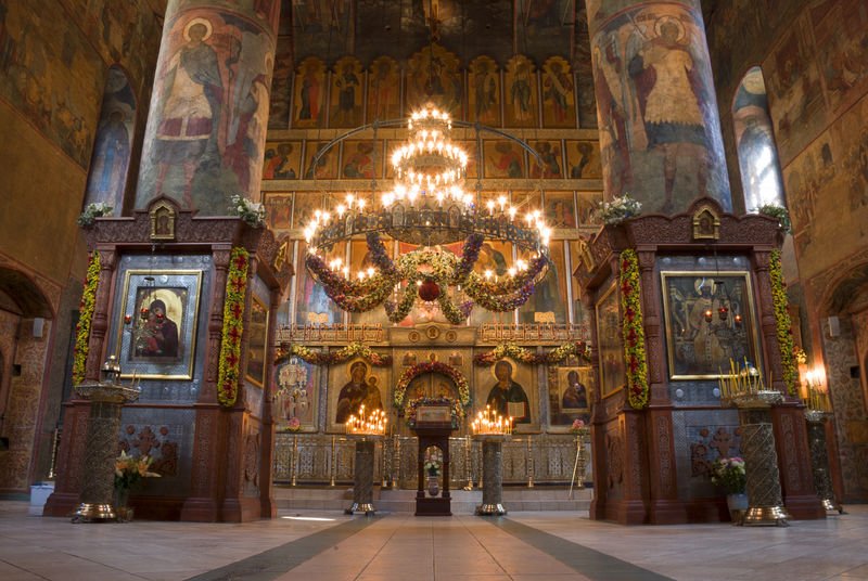 сретенский монастырь интерьер