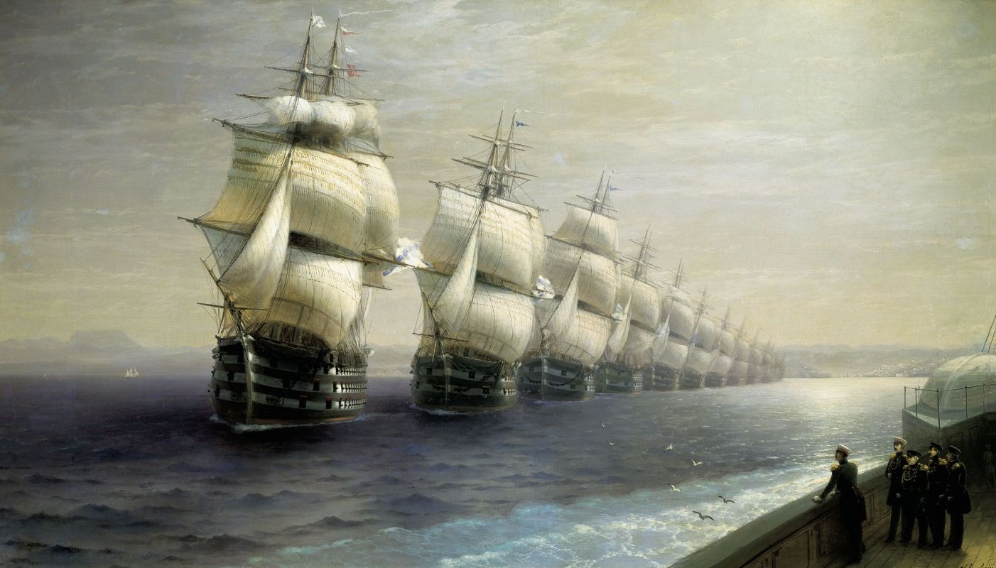 Смотр Черноморского флота в 1849