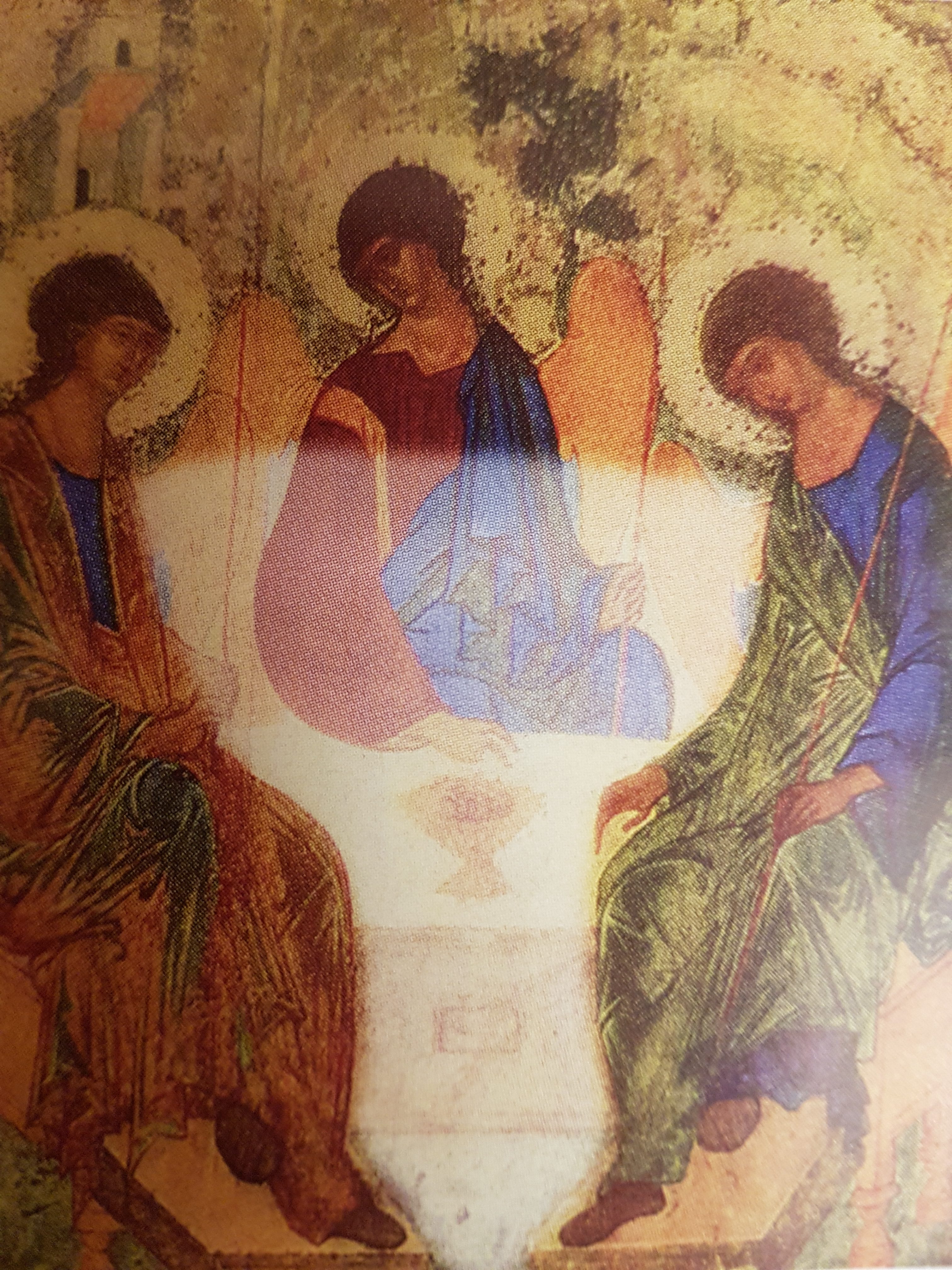 Образ чаши в композиции "Святой Троицы" Андрея Рублева