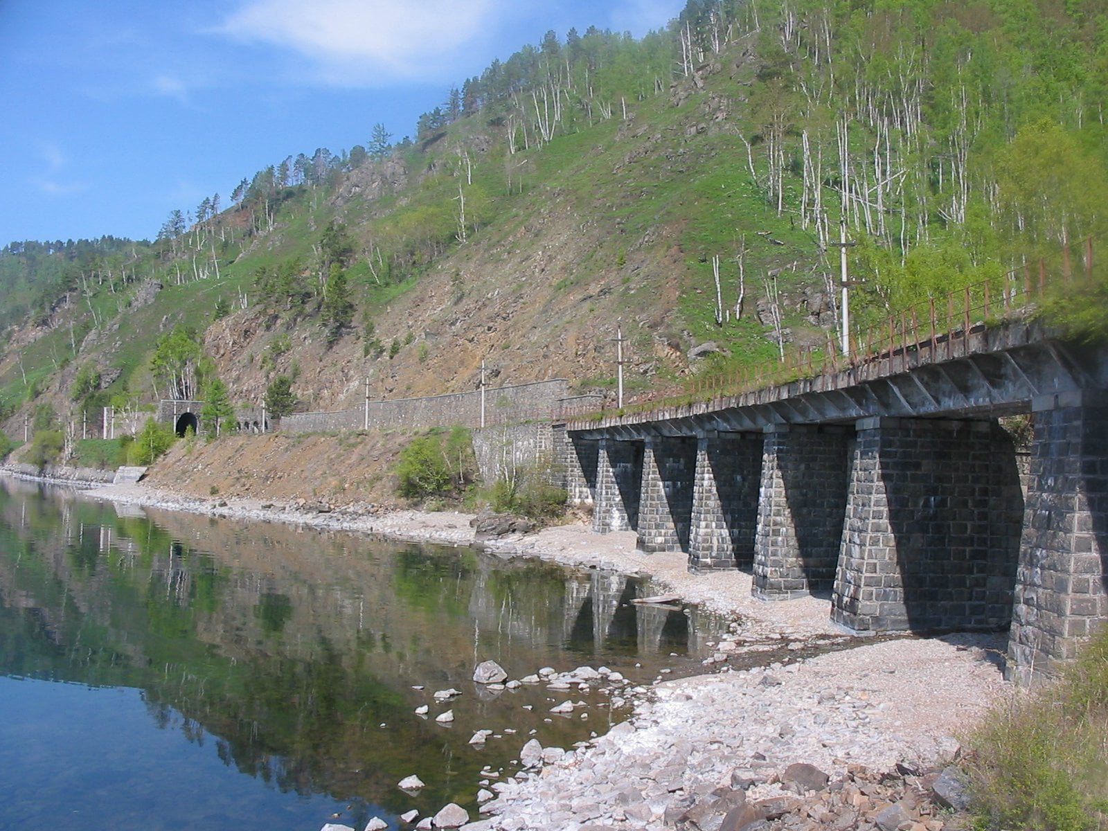 Кругобайкальская железная дорога. Современный вид