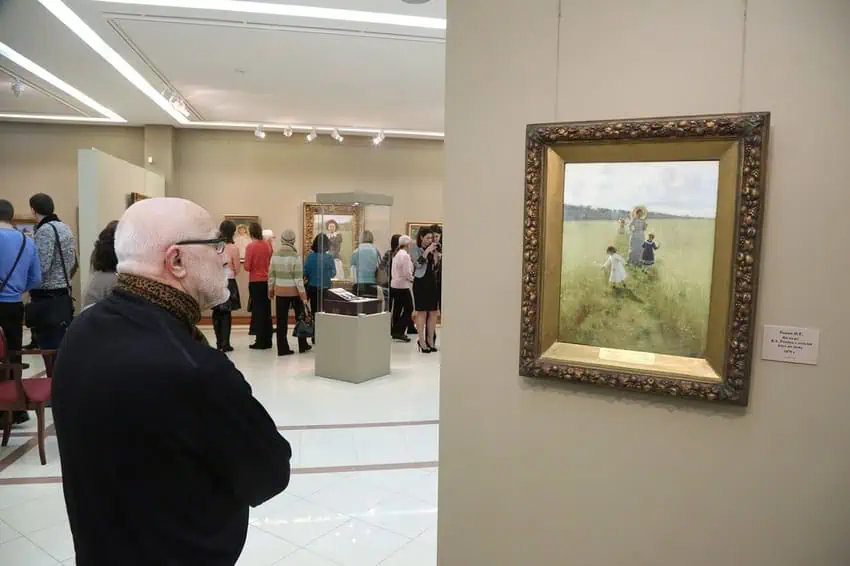 Репин. На меже.