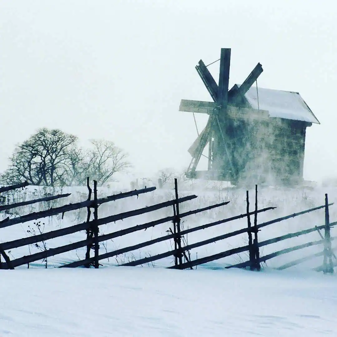 Кижи. Мельница