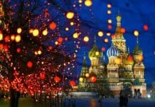 Москва рождество новый год