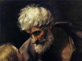 Апостол Матвей и ангел. Гвидо Рени. Пинакотека Ватикана
