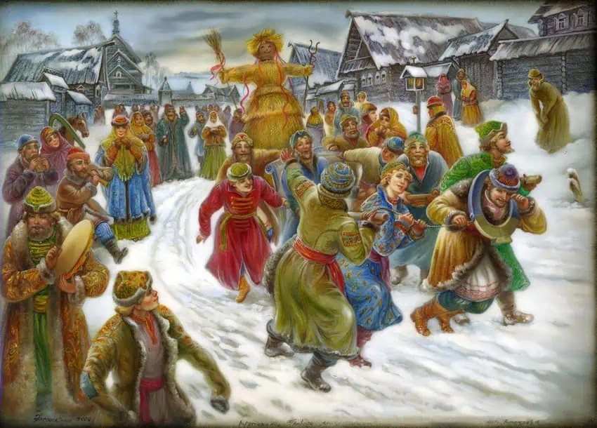 Федоскино - ПРОВОДЫ МАСЛЕНИЦЫ