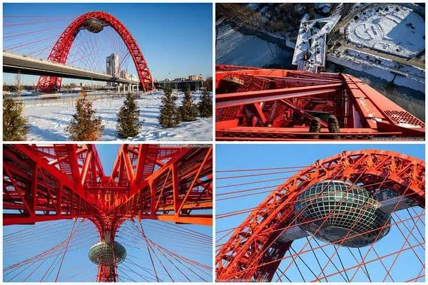 Подвесной модуль эллипс на Живописном мосту