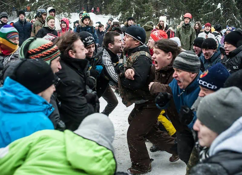 Бакшеевская масленица -кулачные бои