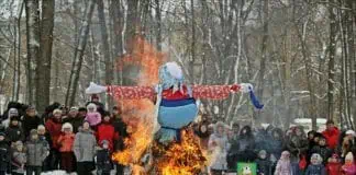 Седьмой день Масленицы — Прощеный день Сожжение Масленицы