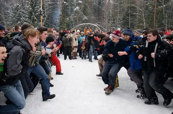 Бакшеевская масленица -кулачные бои