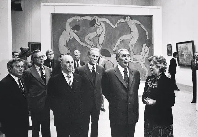 Ирина Антонова и Брежнев