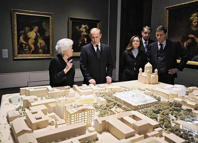 Ирина Антонова и Путин