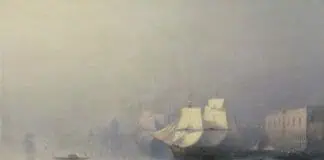 Иван Айвазовский. Утро в Венеции (Венеция в тумане). Иркутский художественный музей