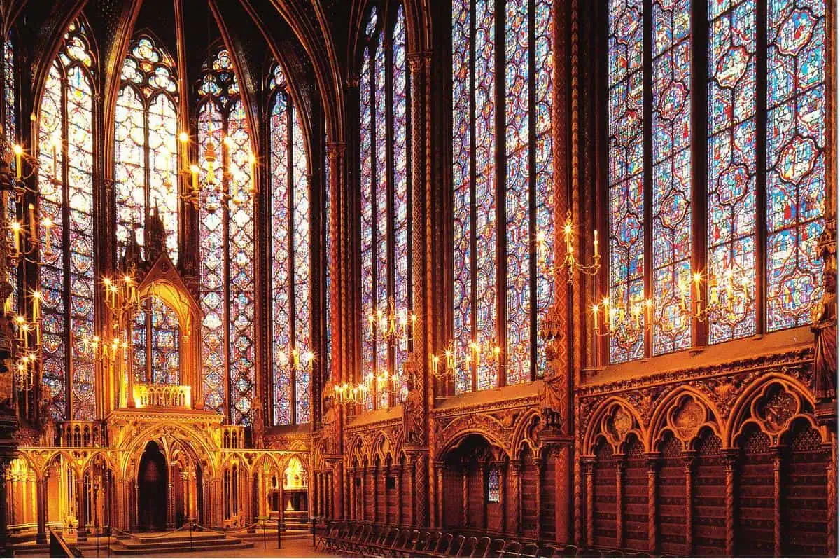 Витражи капеллы Сент-Шапель