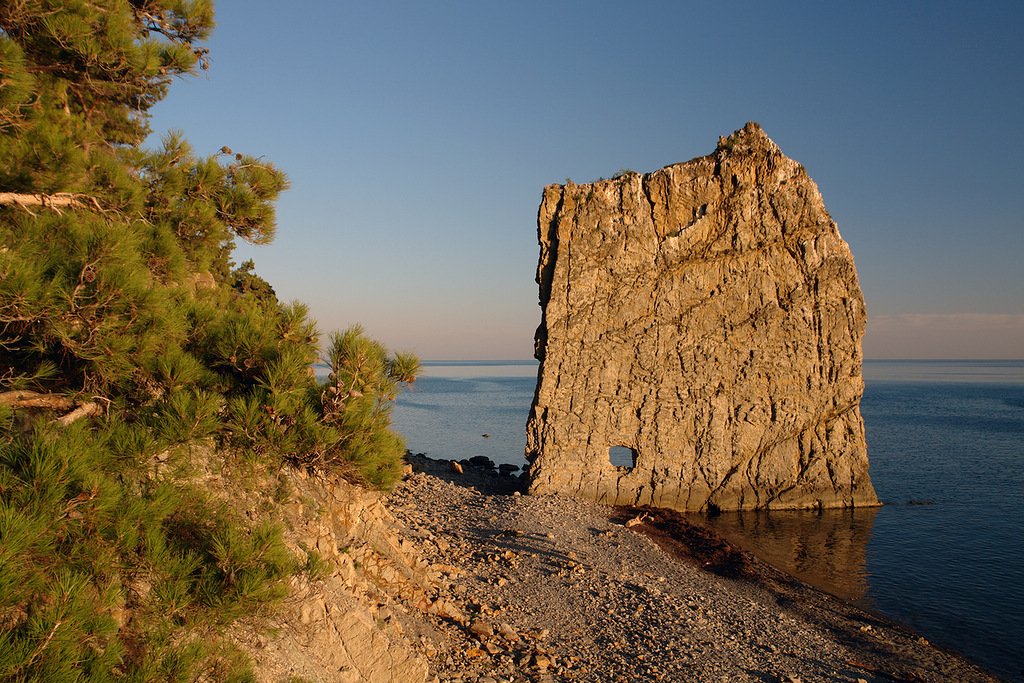 Утес в Геленджике