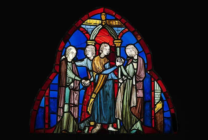 Витраж двойная помолвка. До 1248