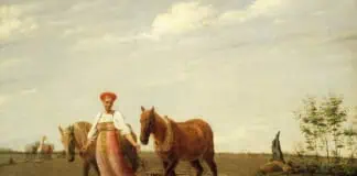 На пашне. Весна Венецианова История одного щедевра