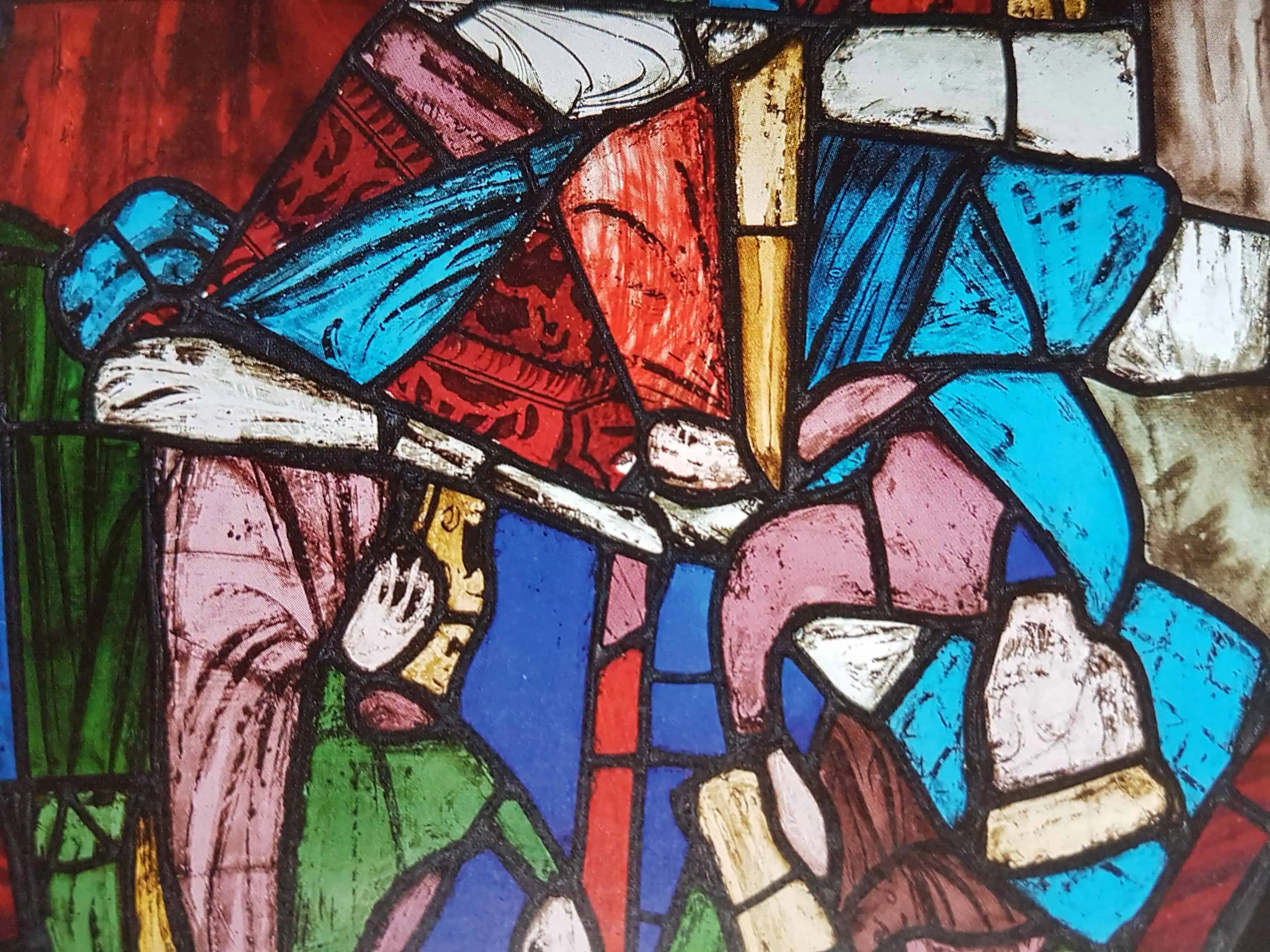 Витраж царь на смертном одре. Людовик святой и сокровища сент-шапель