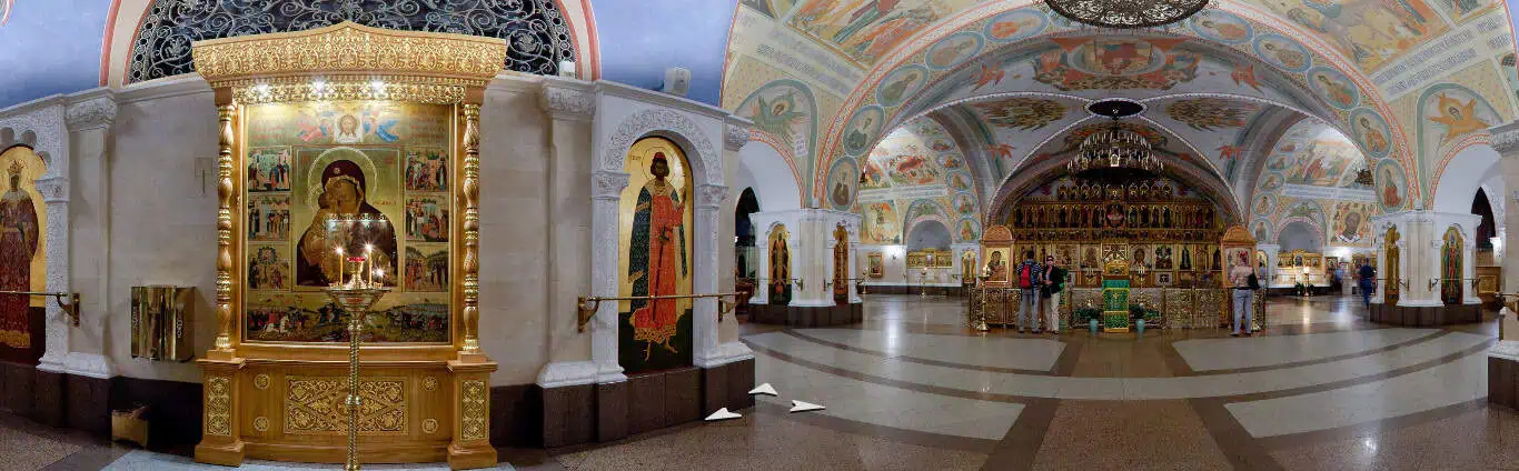 Нижний храм в Храме Христа Спасителя