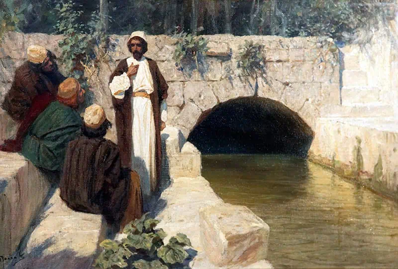 В. Д. Поленов "За кого меня люди почитают?" из цикла ""Из жизни Христа" 1900 год