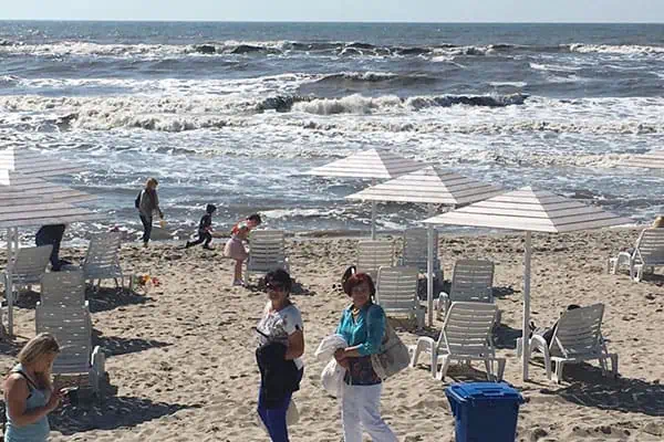 Пляж в Янтарном