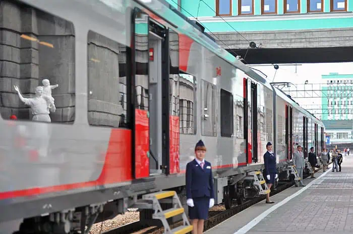 РЖД в поезде