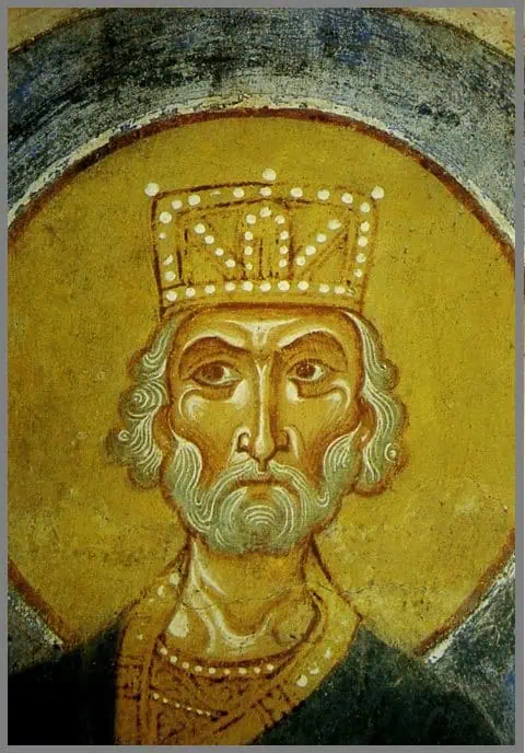 Пророк Давид Успенской церкви 12 века в Старой ладоге