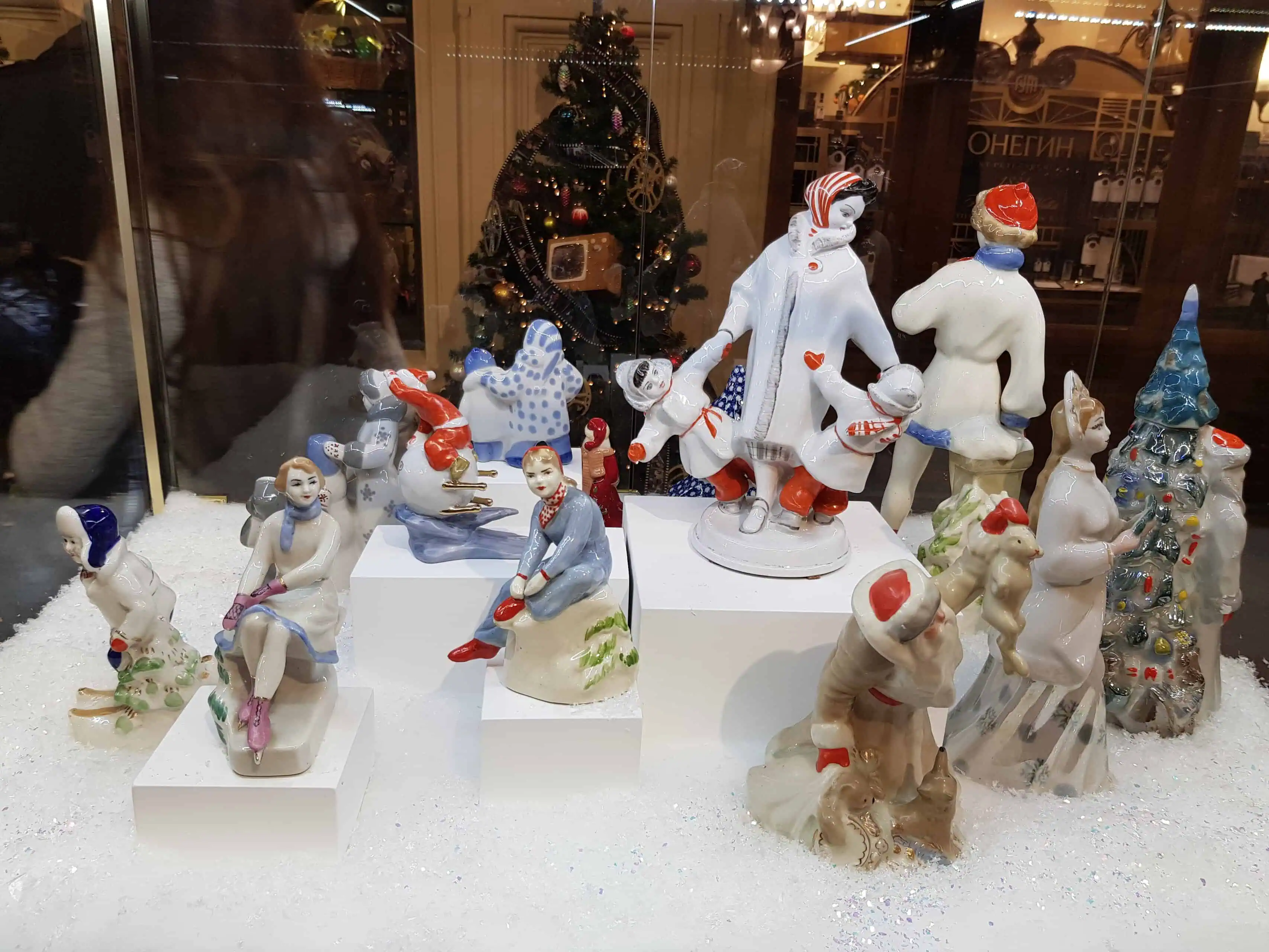 Советский новогодний фарфор