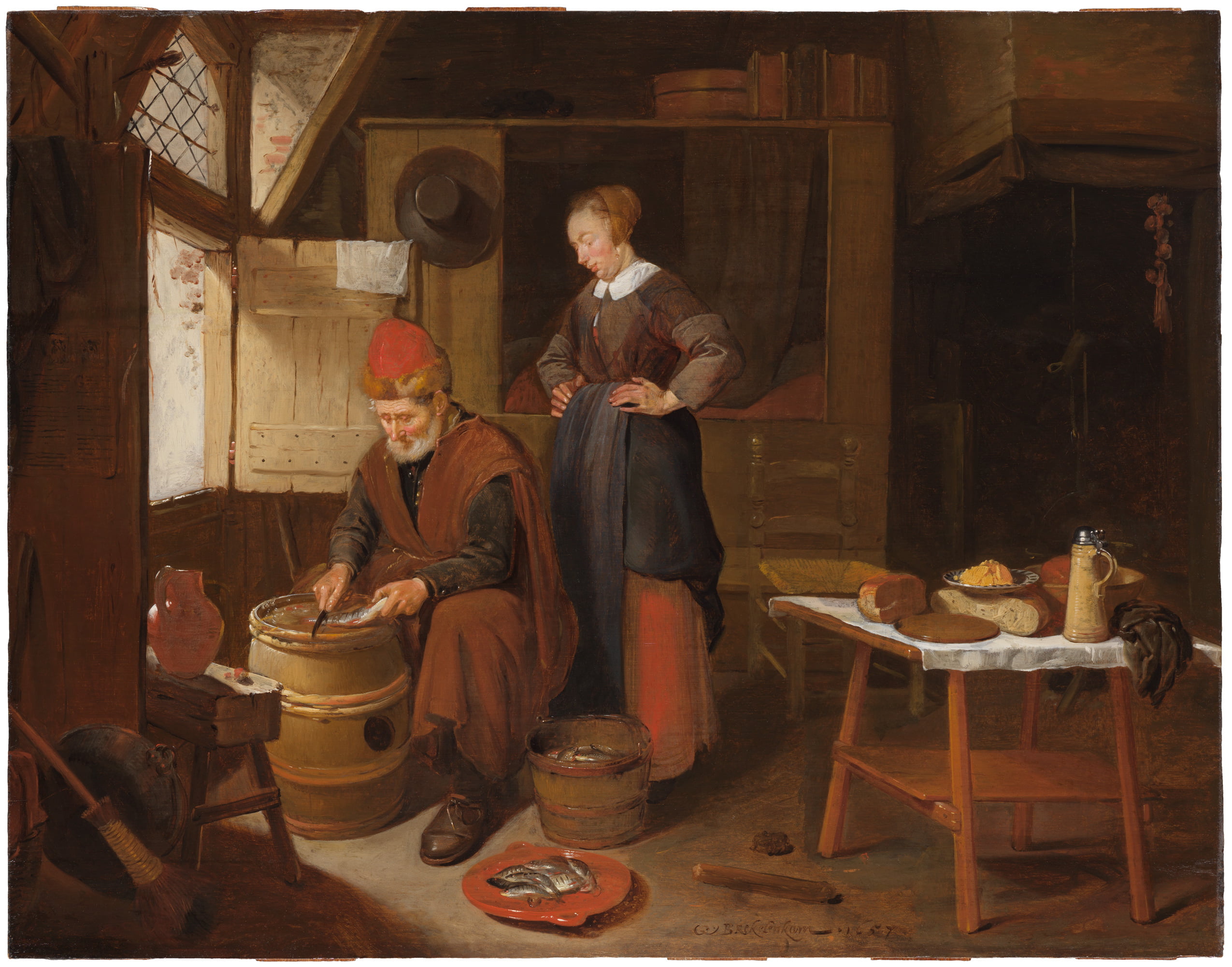 Живописец 14 века. Квирин Ван Брекеленкам. Ван Брекеленкам картины. Жанровая живопись Голландии 17 века.