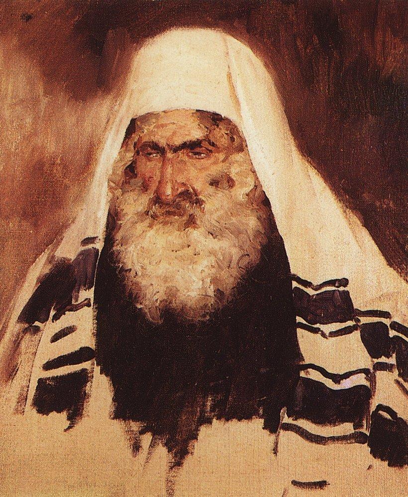 Поленов Василий Дмитриевич. Голова еврея