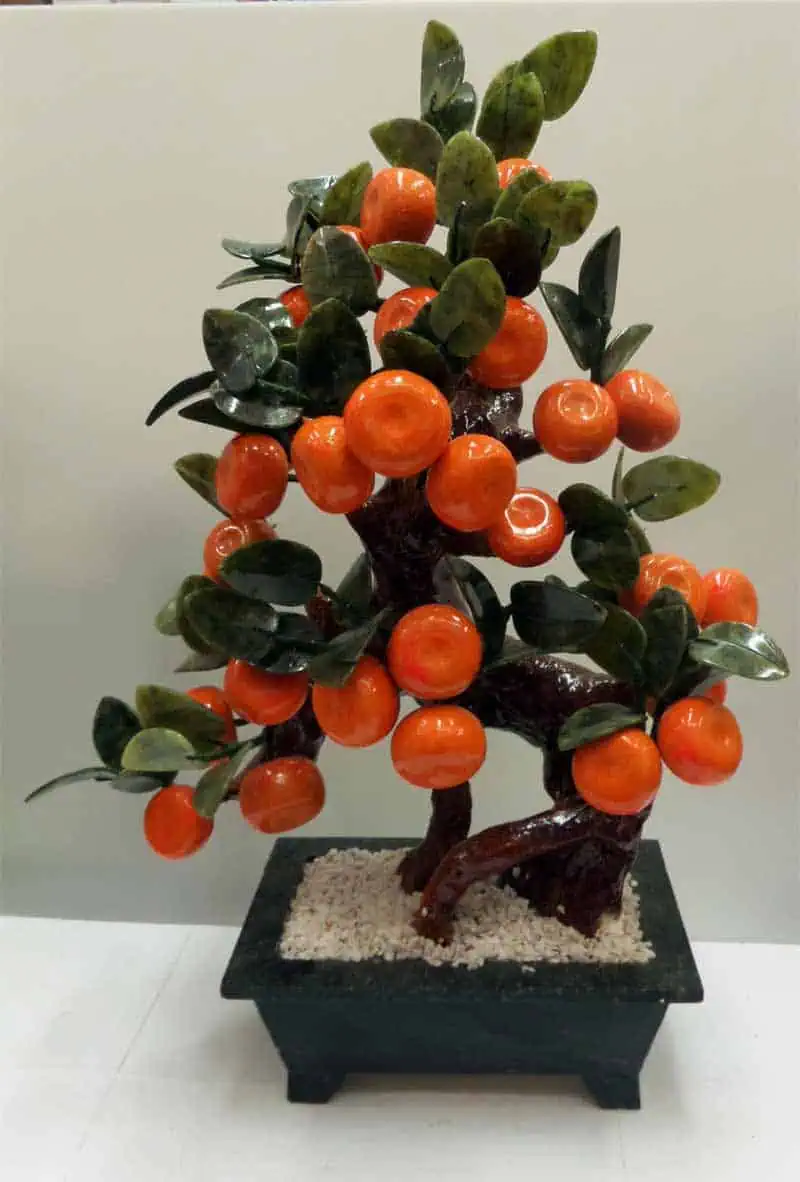 ДЕРЕВО СЧАСТЬЯ - МАНДАРИН ИЗ КАМНЯ