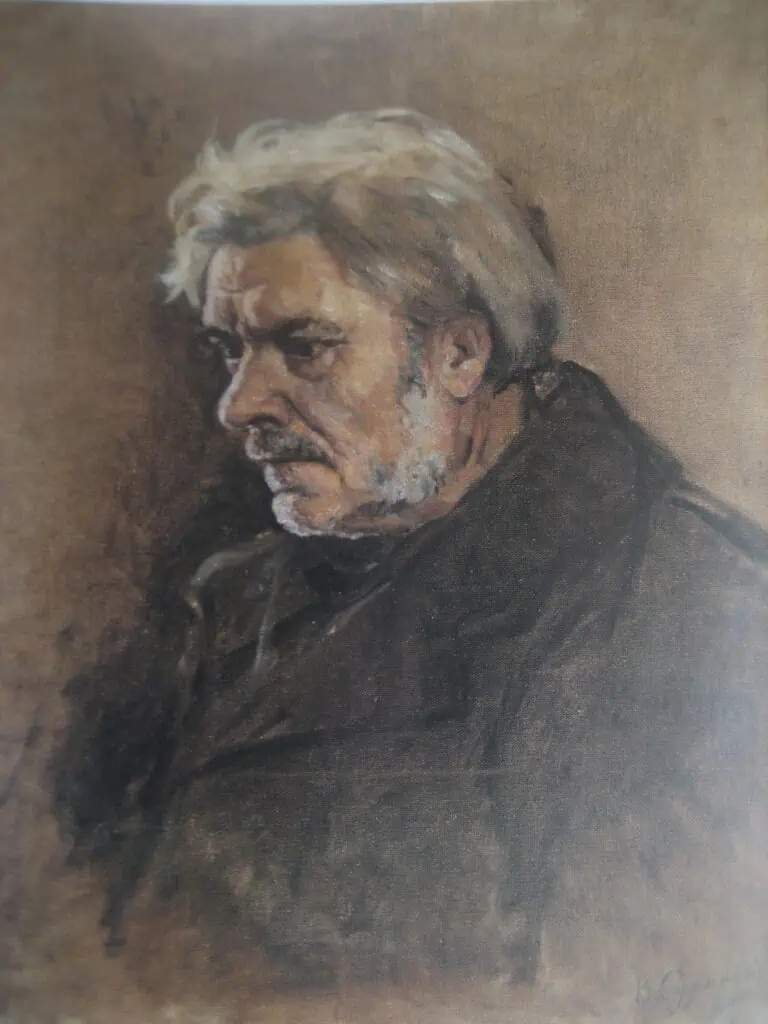 eskiz menshikova k kartine surikova