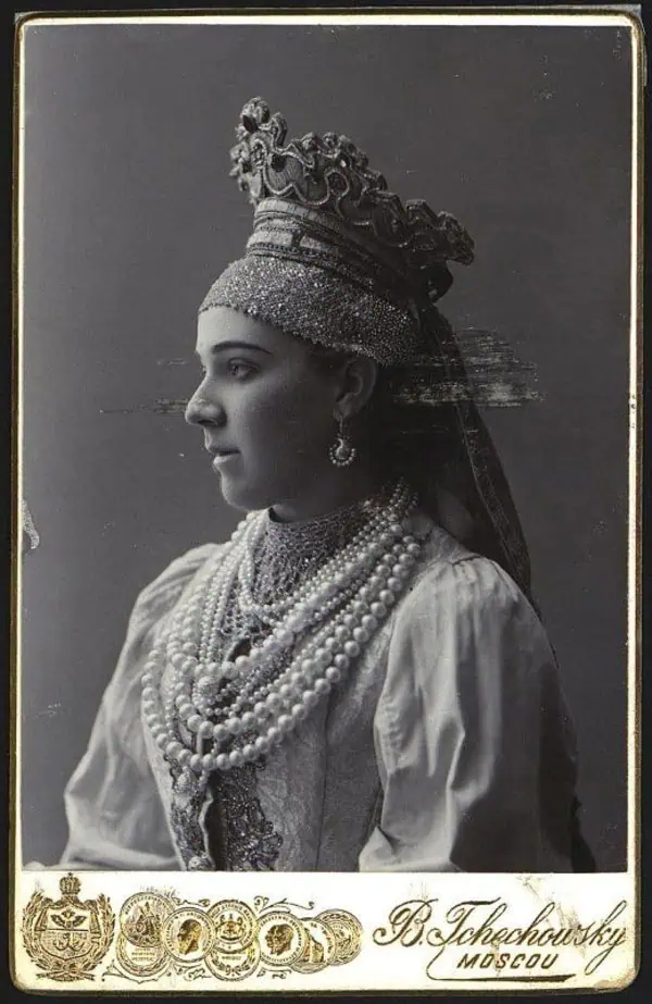 Надежда Забела-Врубель в образе Морской Царевны опера «Садко», 1900 г.